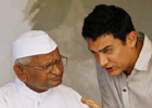 Hazare plans to rope in Aamir Khan for his movement